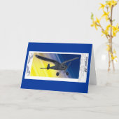 Carte - Accueil - Modèle Avion (Fleur jaune)