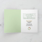 Carte Accueil Où le coeur Élégant immobilier Noël (Intérieur)