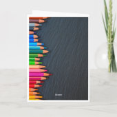 Carte Accueil personnalisé du premier jour de l'école (Dos)