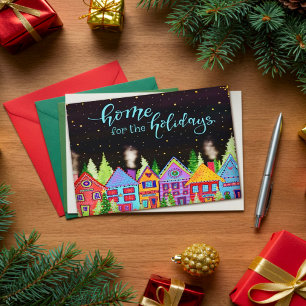 Carte Accueil pour les fêtes Noël Inspirivity