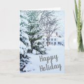 Carte Accueil pour Noël (Devant)