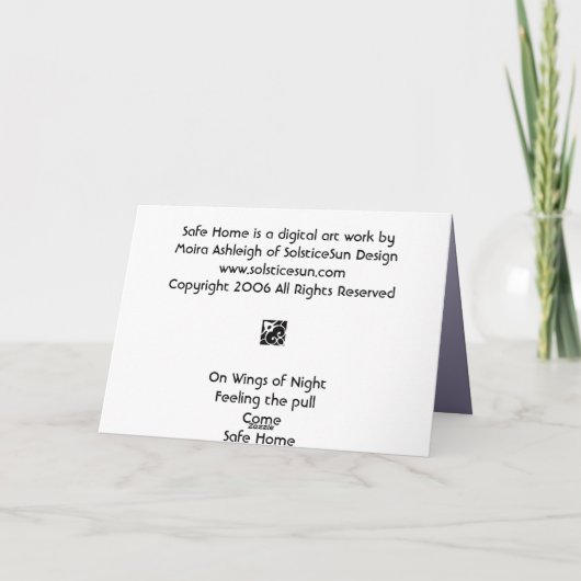 Carte Accueil sécurisé (Dos)