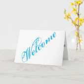 Carte Accueil simple et élégant (Fleur jaune)