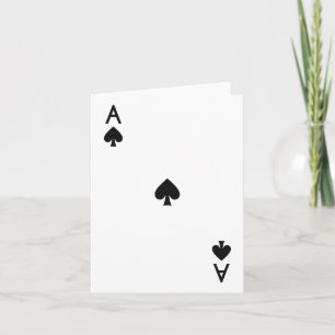 Carte Ace De Pique Costume Royal Flush Halloween Jouer