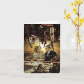 Carte Achats de saucisse - (Fleur jaune)