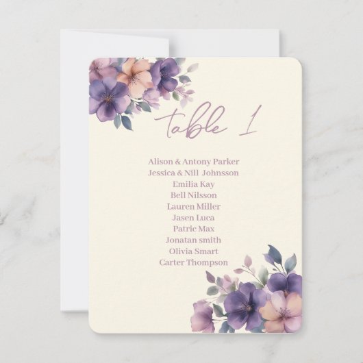 Carte Acheter des fleurs roses sur le plan du tableau de (Devant)