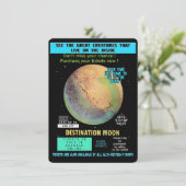 Carte Achetez un billet pour la Lune ! Espace Voyage pla (Debout devant)