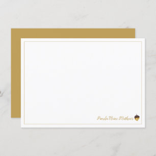 Carte Acorn Personnalisée Flat Note