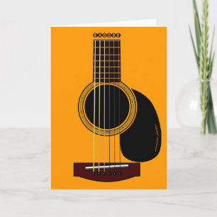 Carte acoustic guitar card