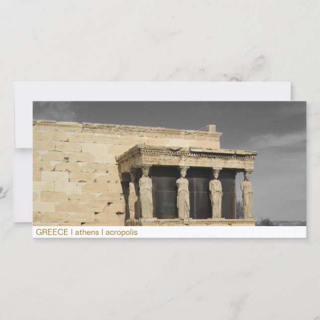 Carte Acropole de la GRÈCE I Athènes I (Devant)