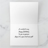 CARTE ACROSS THE MILES FOR ***YOUR BIRTHDAY** (Intérieur)