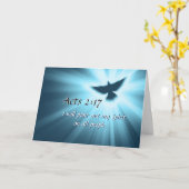 Carte Actes 2:17 Je répandrai Mon Esprit, Bible Verse (Fleur jaune)