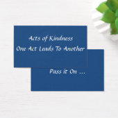 Carte Actes simples de gentillesse (Bureau)