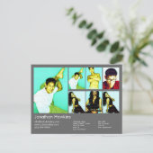 Carte Acteur/Modèle gris foncé (Debout devant)