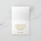 Carte Action de grâce pour ami Feuilles rustiques d'auto (Intérieur)