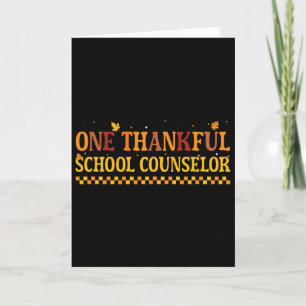 Carte Action de grâce Un conseiller d'école reconnaissan