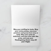 Carte Action de grâce vintage (Intérieur)