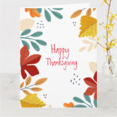 Carte Action de grâces (Fleur jaune)