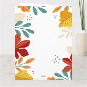 Carte Action de grâces (Dos)