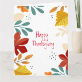 Carte Action de grâces (Devant)