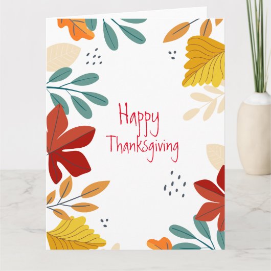 Carte Action de grâces (Devant)