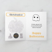 Carte Activité de labyrinthe de toile d'araignée Hallowe (Intérieur)
