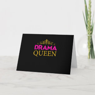 Carte Actrice de théâtre comédienne couronnée Reine du D