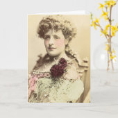 Carte Actrice Phyllis Broughton (Fleur jaune)