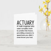 Carte Actuaire (Fleur jaune)