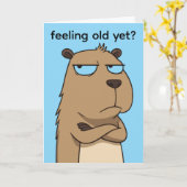 Carte ADD YOUR OWN TEXT Funny birthday card  (Fleur jaune)