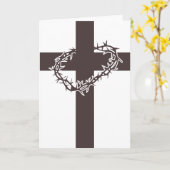 Carte ADD YOUR OWN TEXT salutation chrétienne (Fleur jaune)