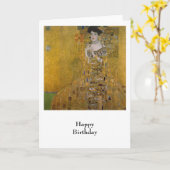 Carte Adele Bloch Bauer par Gustav Klimt (Fleur jaune)