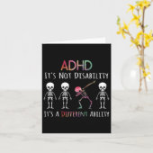 Carte Adhd Sensibilisation Dab Don Ajouté Son Non-Handic (Fleur jaune)