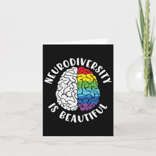Carte Adhd Sensibilisation sur l'autisme Neurodiversité