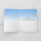 Carte Adieu à l'ancienne dame rétro Flippin l'oiseau (Intérieur)