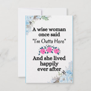 Carte adieu à une collègue pour un nouveau poste de femm