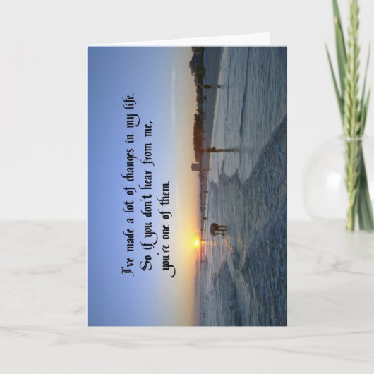 Carte Adieu Adieu (Devant)