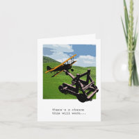 Adieu catapulte d'avion / Bon Voyage Card