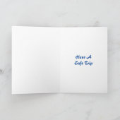 Carte Adieu Dahling, Faites Un Voyage Sûr (Intérieur)