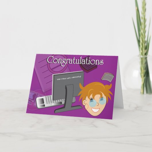 Carte adieu du collègue 1 (Devant)