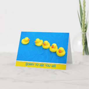 Carte Adieu du groupe