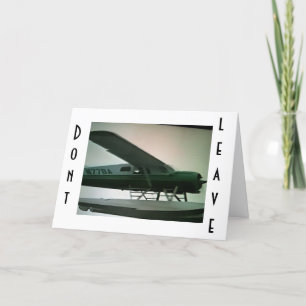 CARTE ADIEU ET BONNE CHANCE À VOUS=VOUS MANQUEREZ