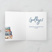 Carte Adieu et bonne chance Adieu départ (Intérieur)