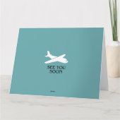 Carte adieu géante (Dos)