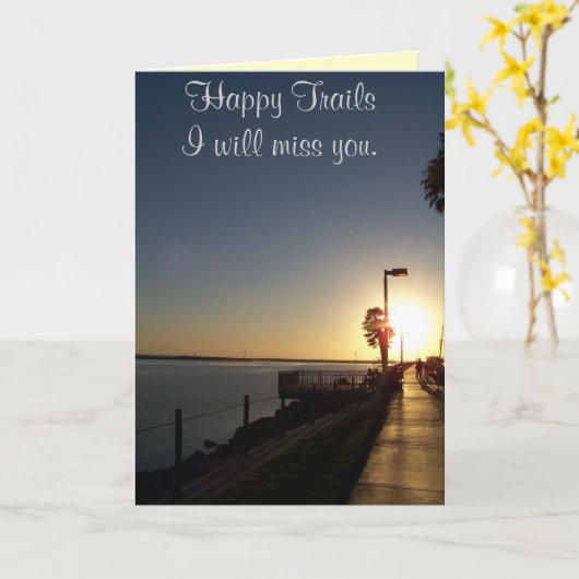 Carte Adieu/Occasions_ (Fleur jaune)