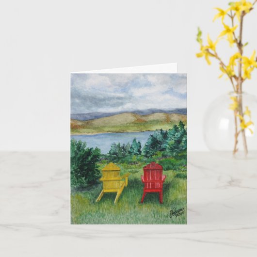 Carte Adirondacks (Fleur jaune)