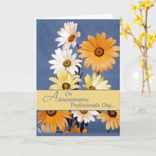 Carte Admin Pro Day Daisies (Fleur jaune)