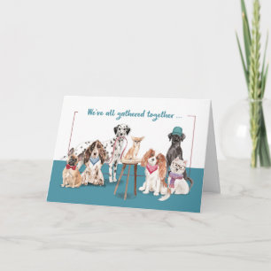 Carte Admin Pro Jour Du Groupe Chiens Drôle