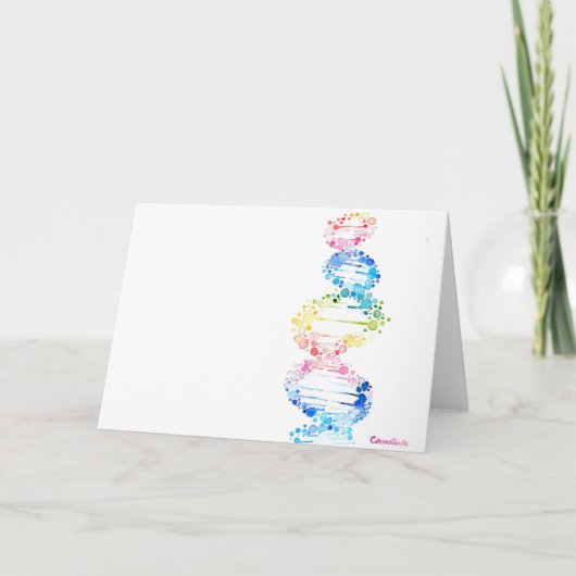 Carte ADN, la spirale de la vie  (Devant)