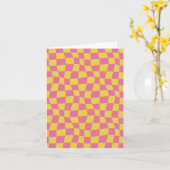 Carte Ado rose jaune photo y2k (Fleur jaune)